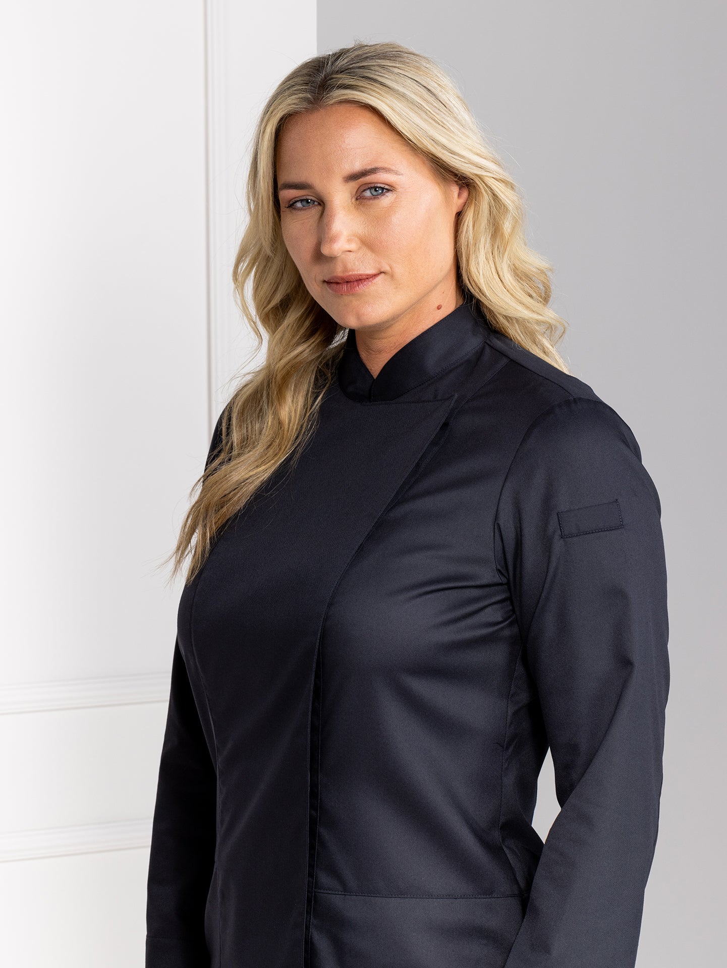 Chef Jacket Lynn Black by Le Nouveau Chef -  ChefsCotton