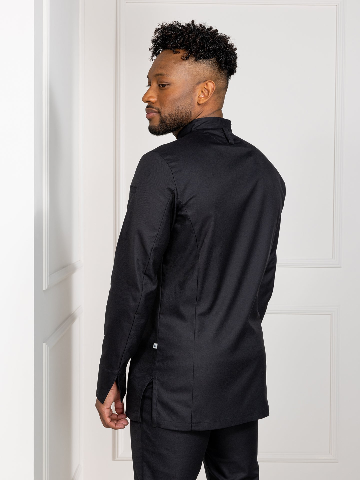 Chef Jacket Savio Black by Le Nouveau Chef -  ChefsCotton