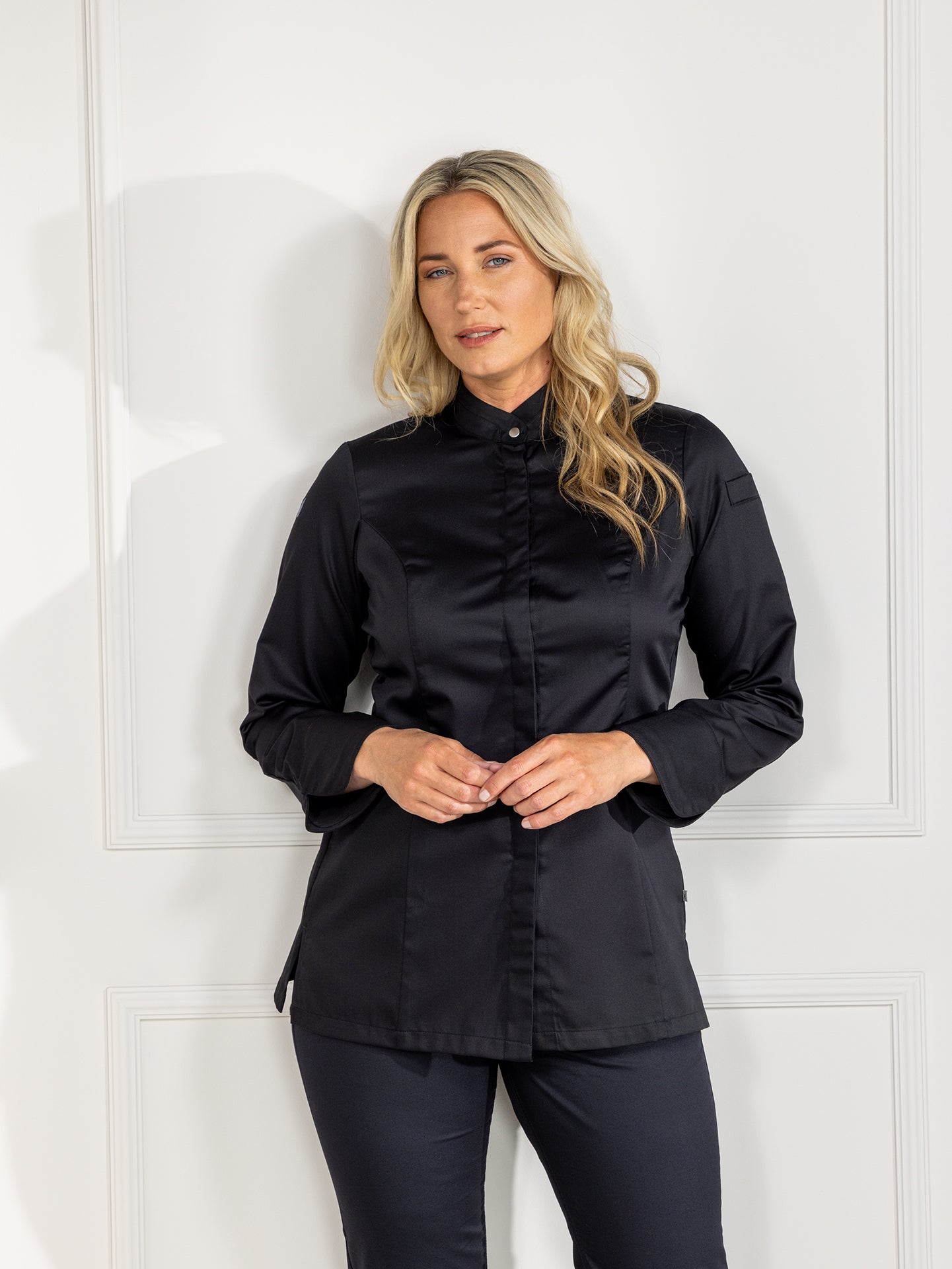 Chef Jacket Venus Black by Le Nouveau Chef -  ChefsCotton