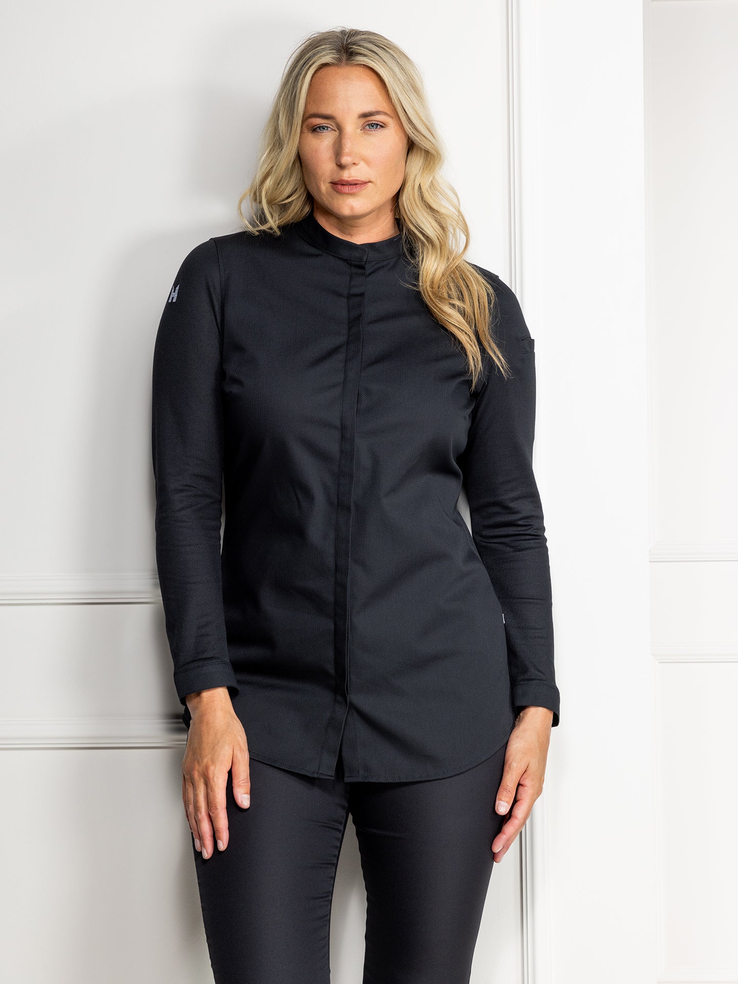 Chef Jacket Jolie Black by Le Nouveau Chef -  ChefsCotton