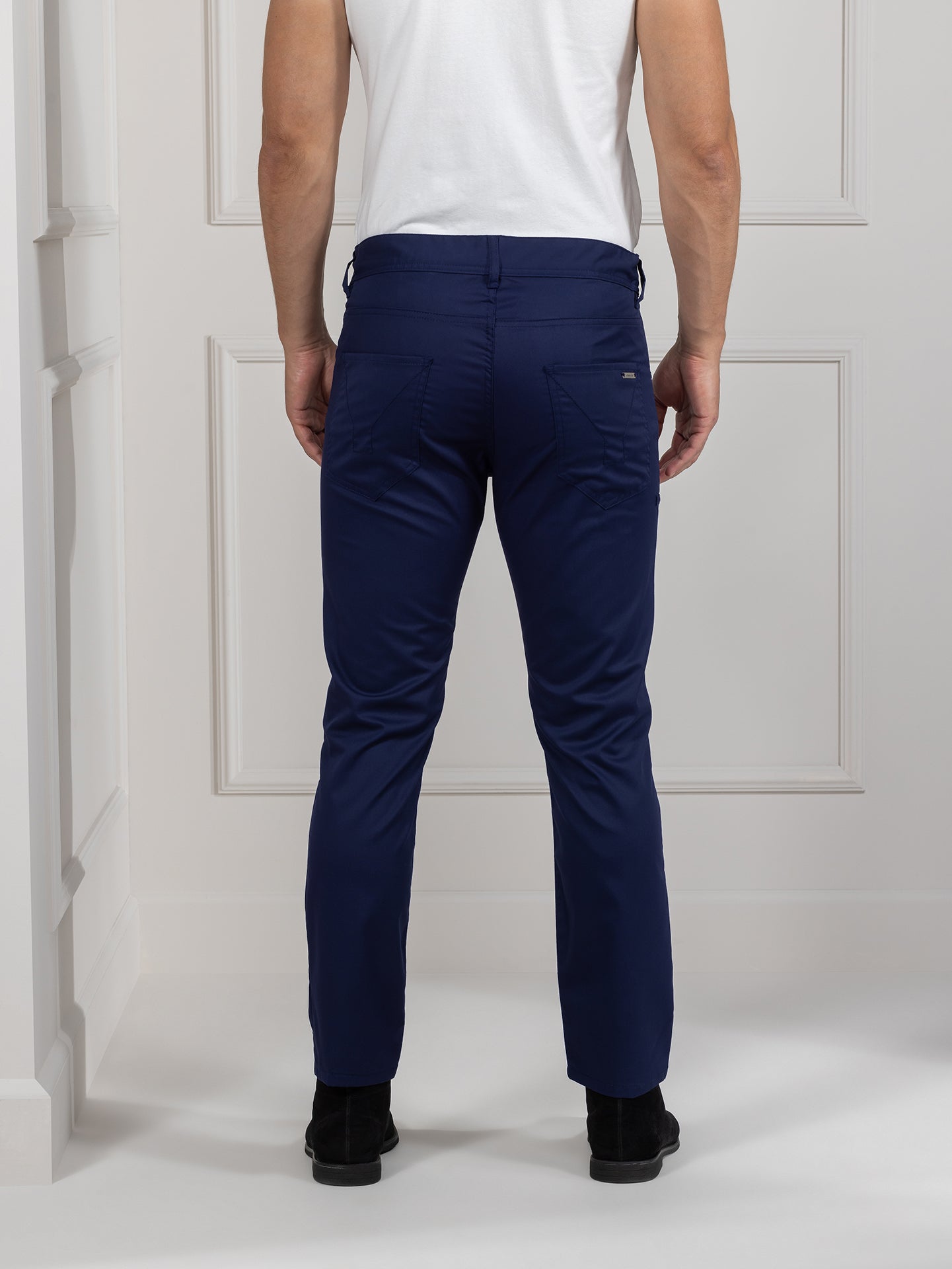 Pants Oregon Navy by Le Nouveau Chef -  ChefsCotton