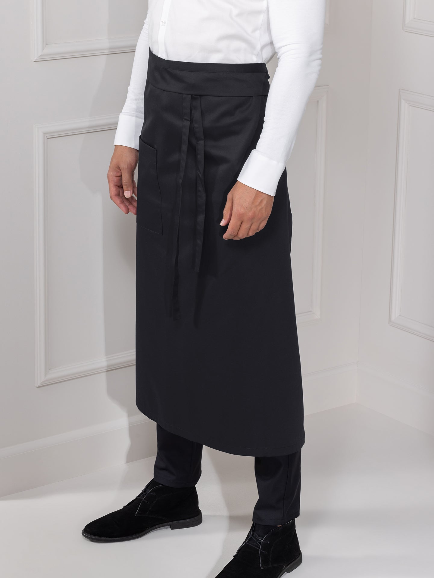 Apron Nicolas Black by Le Nouveau Chef -  ChefsCotton