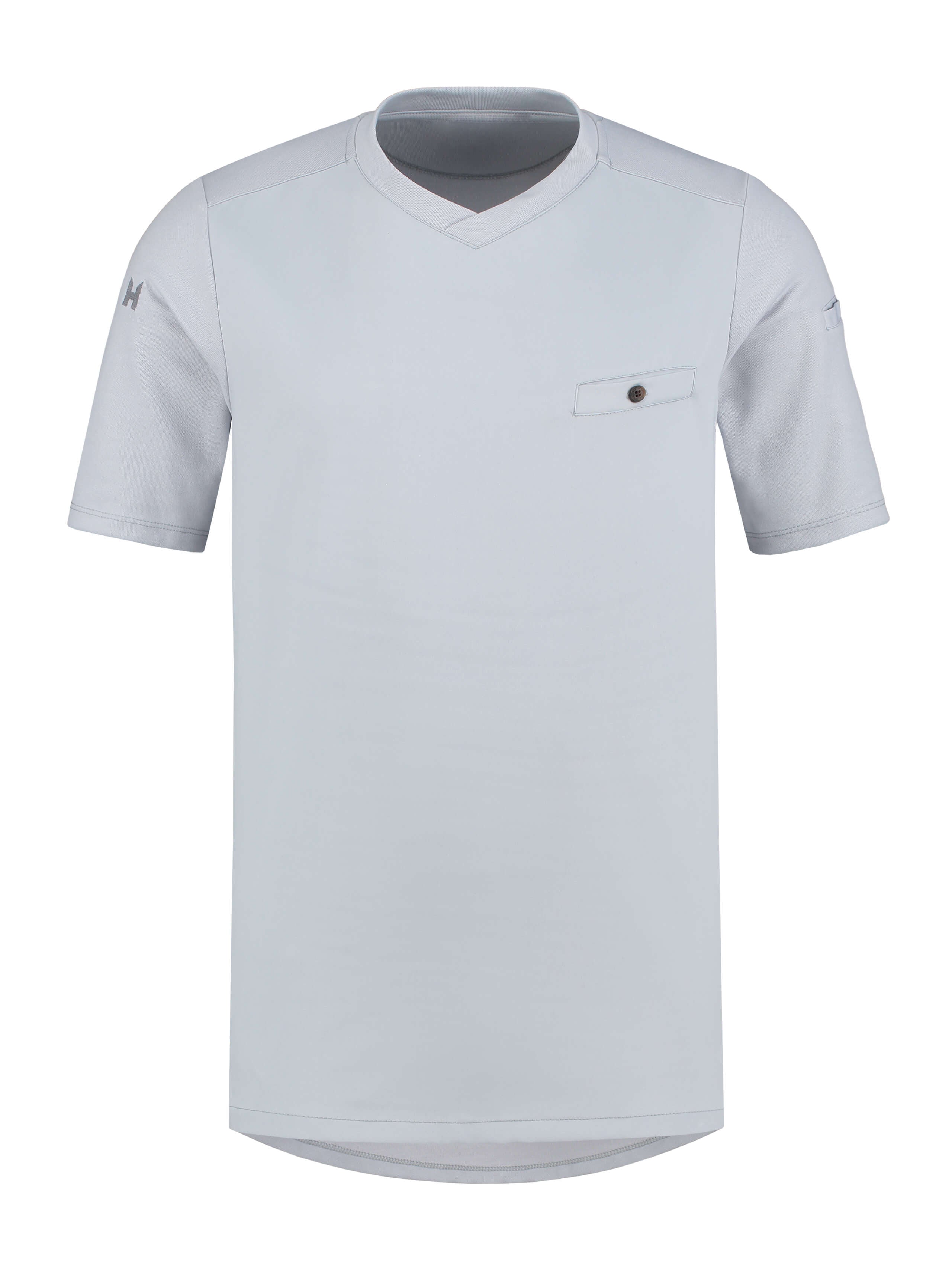 Chef T-Shirt Ferre Pearl Grey by Le Nouveau Chef -  ChefsCotton