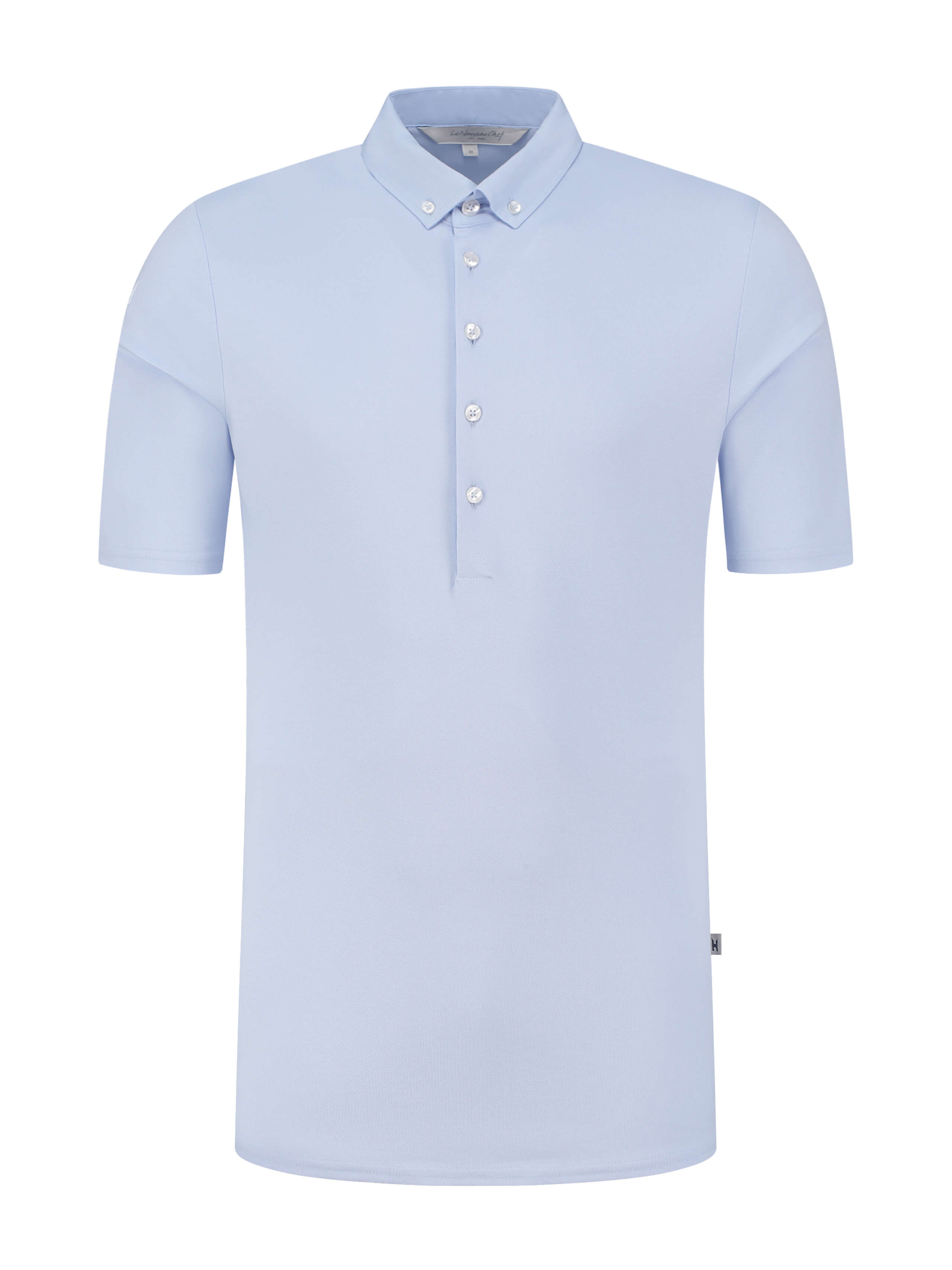 Polo Matteo Light Blue by Le Nouveau Chef -  ChefsCotton