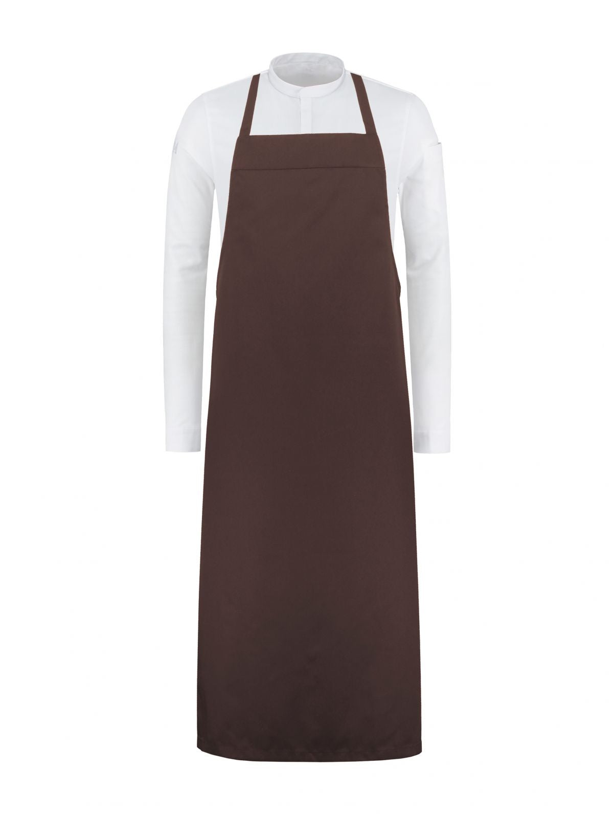 Bib Apron Denver Pure Choco by Le Nouveau Chef -  ChefsCotton