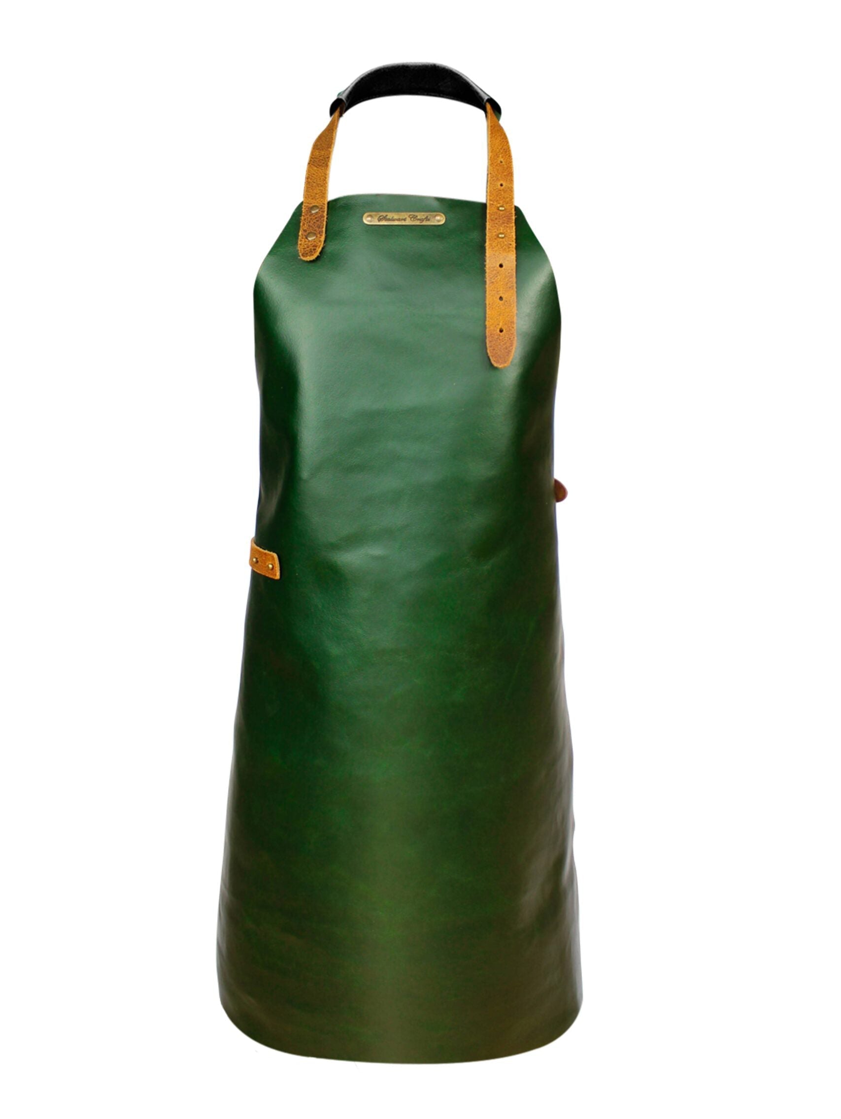 Leather Apron Basic Green by Professional -  ChefsCotton