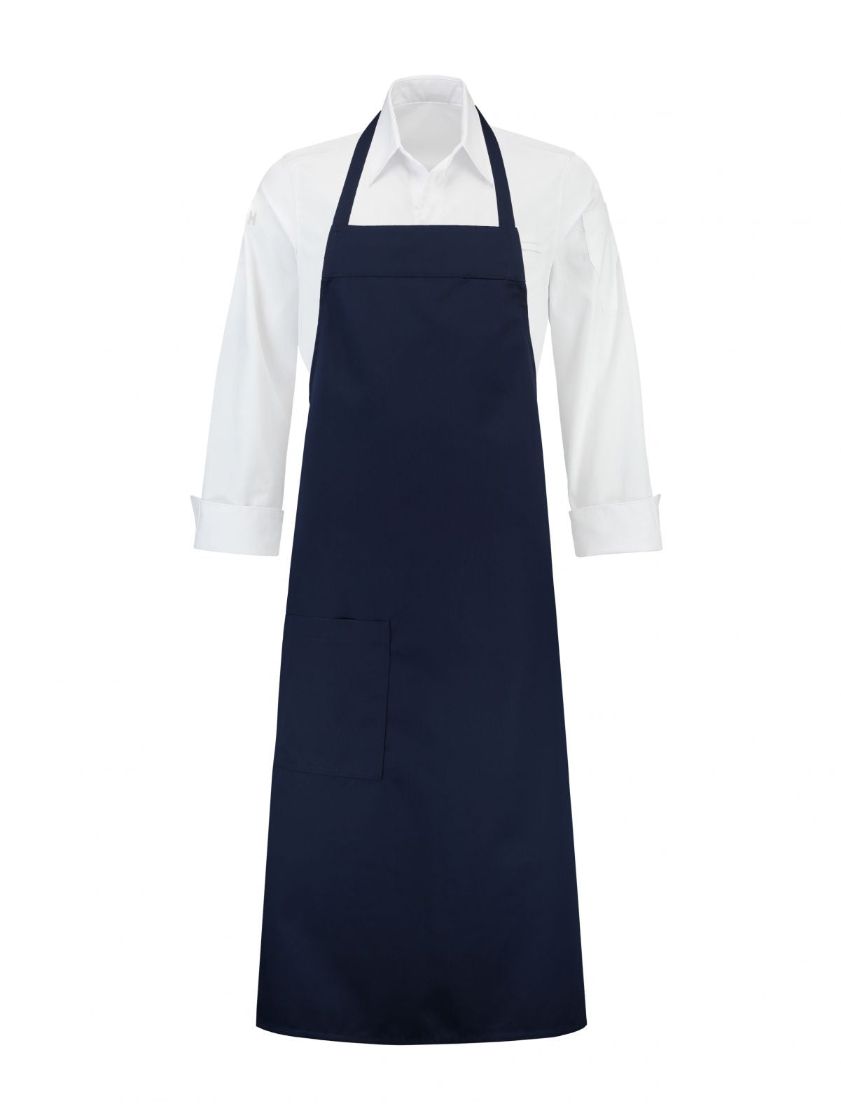 Bib Apron Peter Navy by Le Nouveau Chef -  ChefsCotton