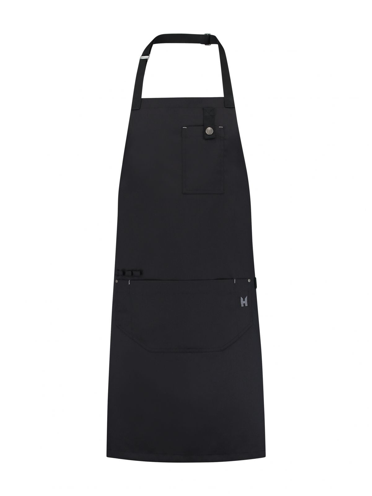 Bib Apron Seattle Black by Le Nouveau Chef -  ChefsCotton