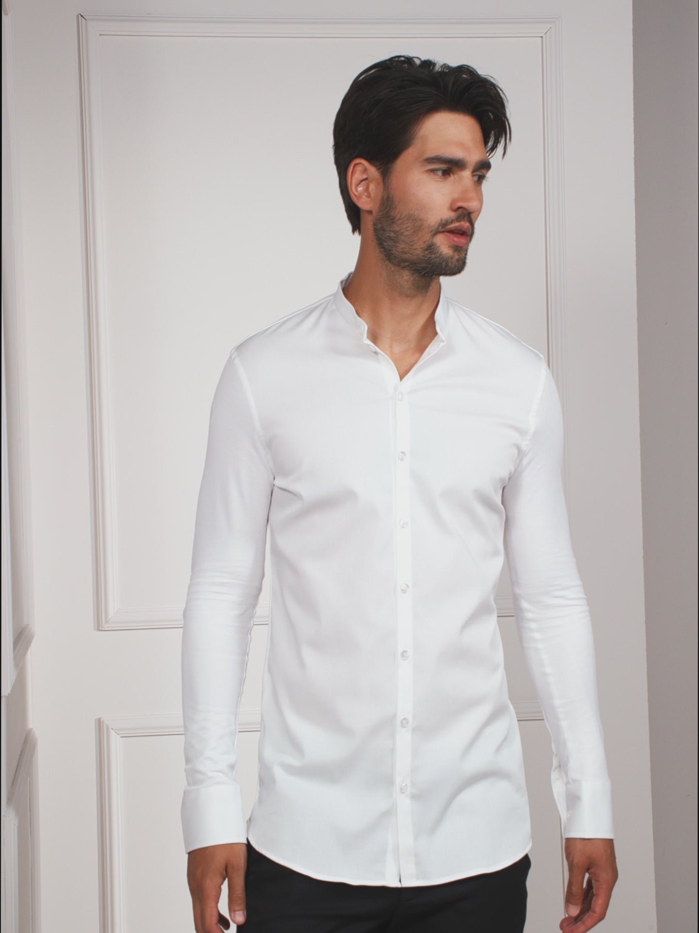 Service Shirt Lucas White by Le Nouveau Chef