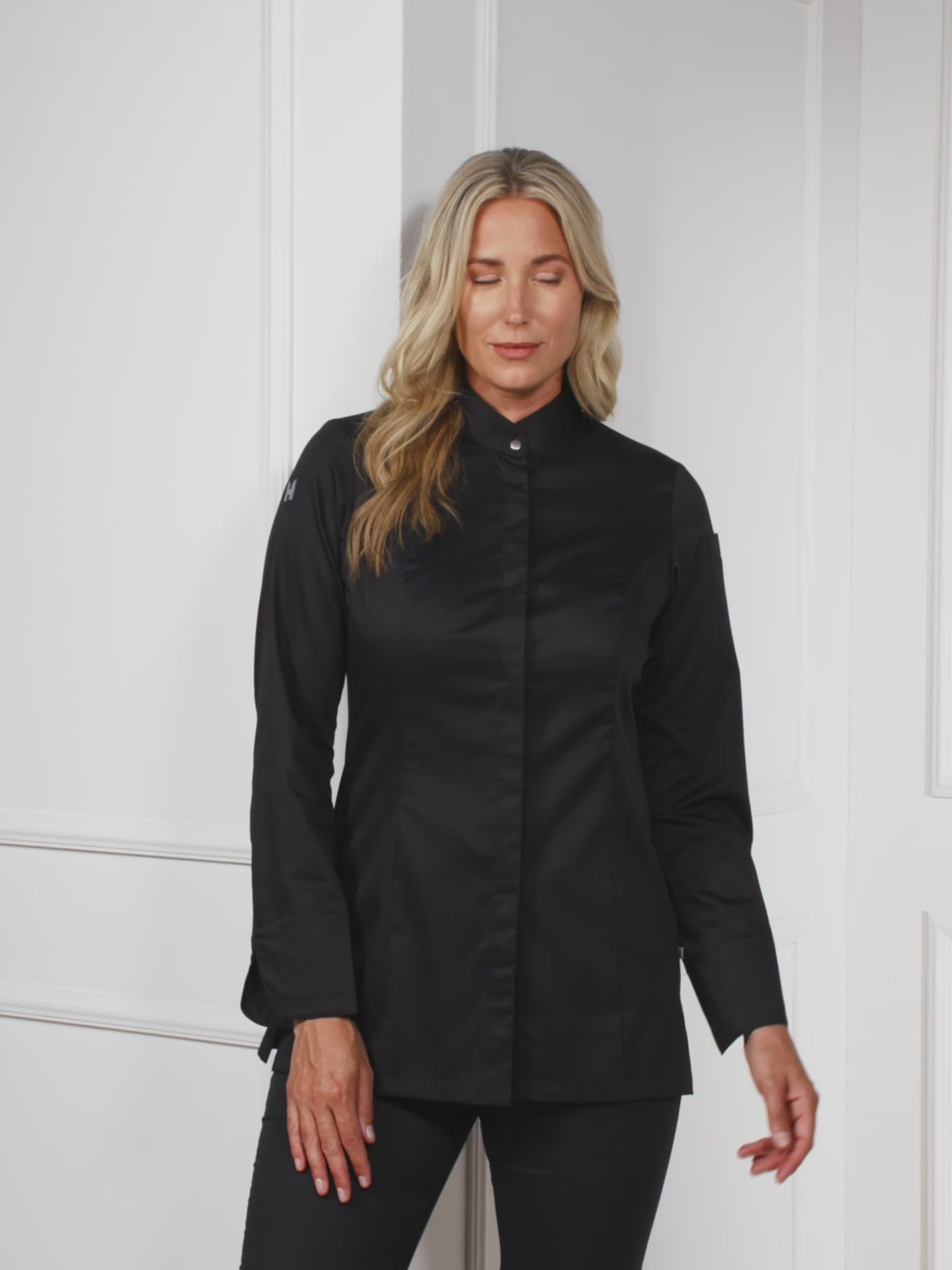 Chef Jacket Venus Black by Le Nouveau Chef