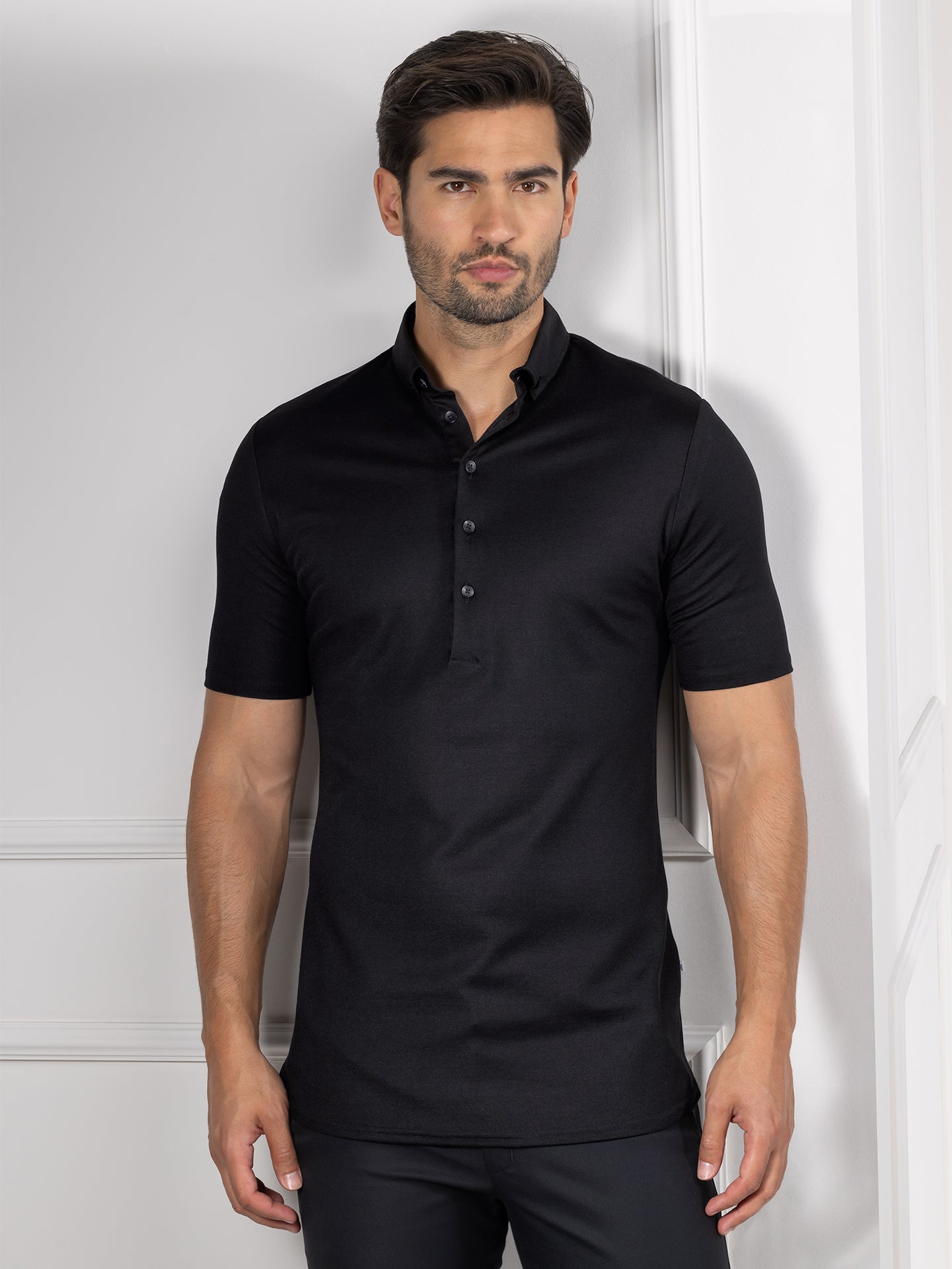 Polo Matteo Black by Le Nouveau Chef -  ChefsCotton